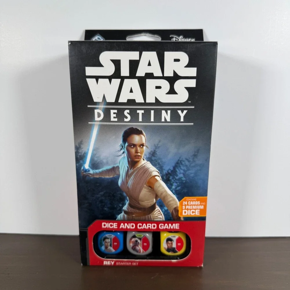 Star Wars Destiny Rey Starter Set Dice Card Game SWD02 Fantasy Flight New